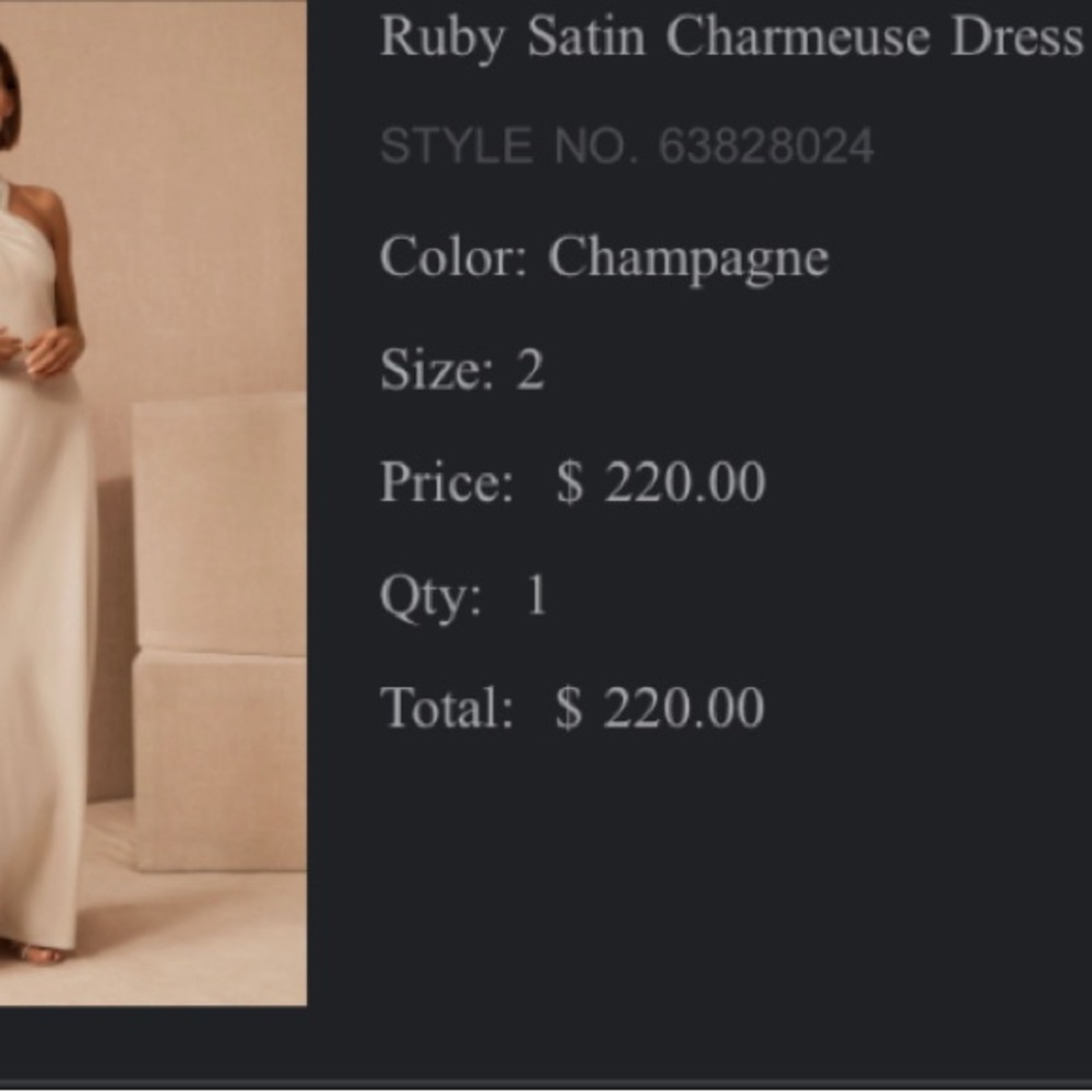 Classy Dress. Halter - BHLDN , new